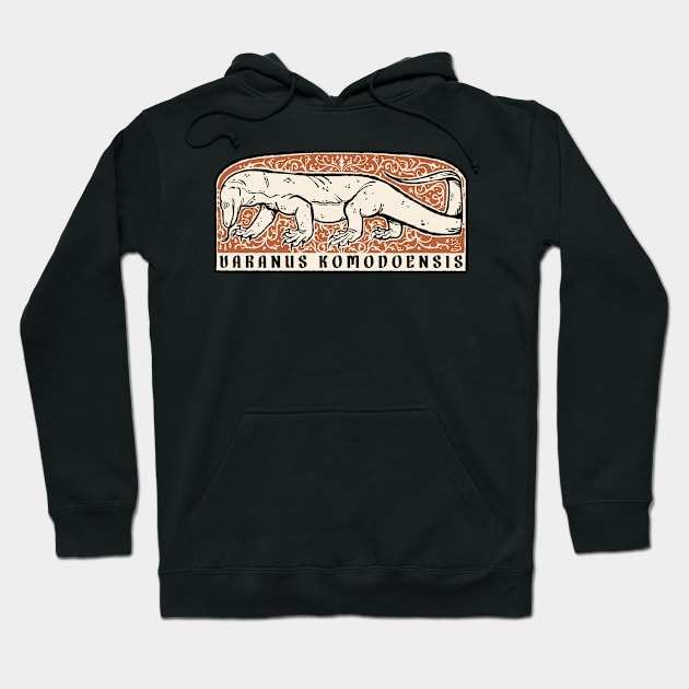 Varanus Komodoensis Hoodie by Breanna Sanchez Art